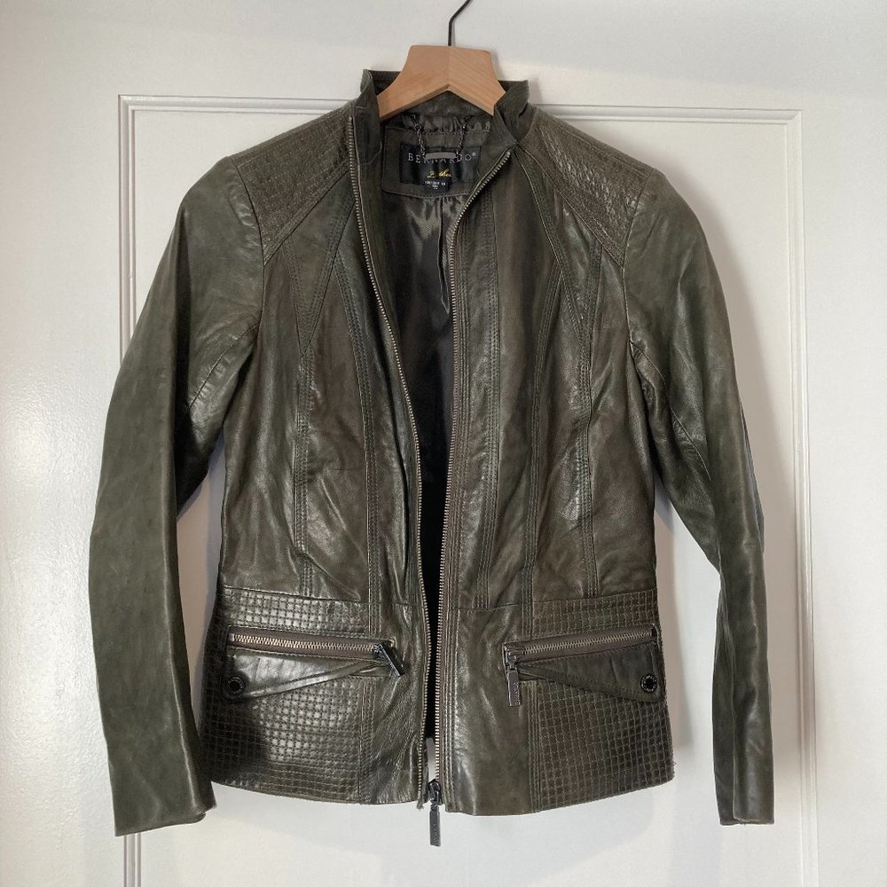Bernardo Genuine Leather Jacket